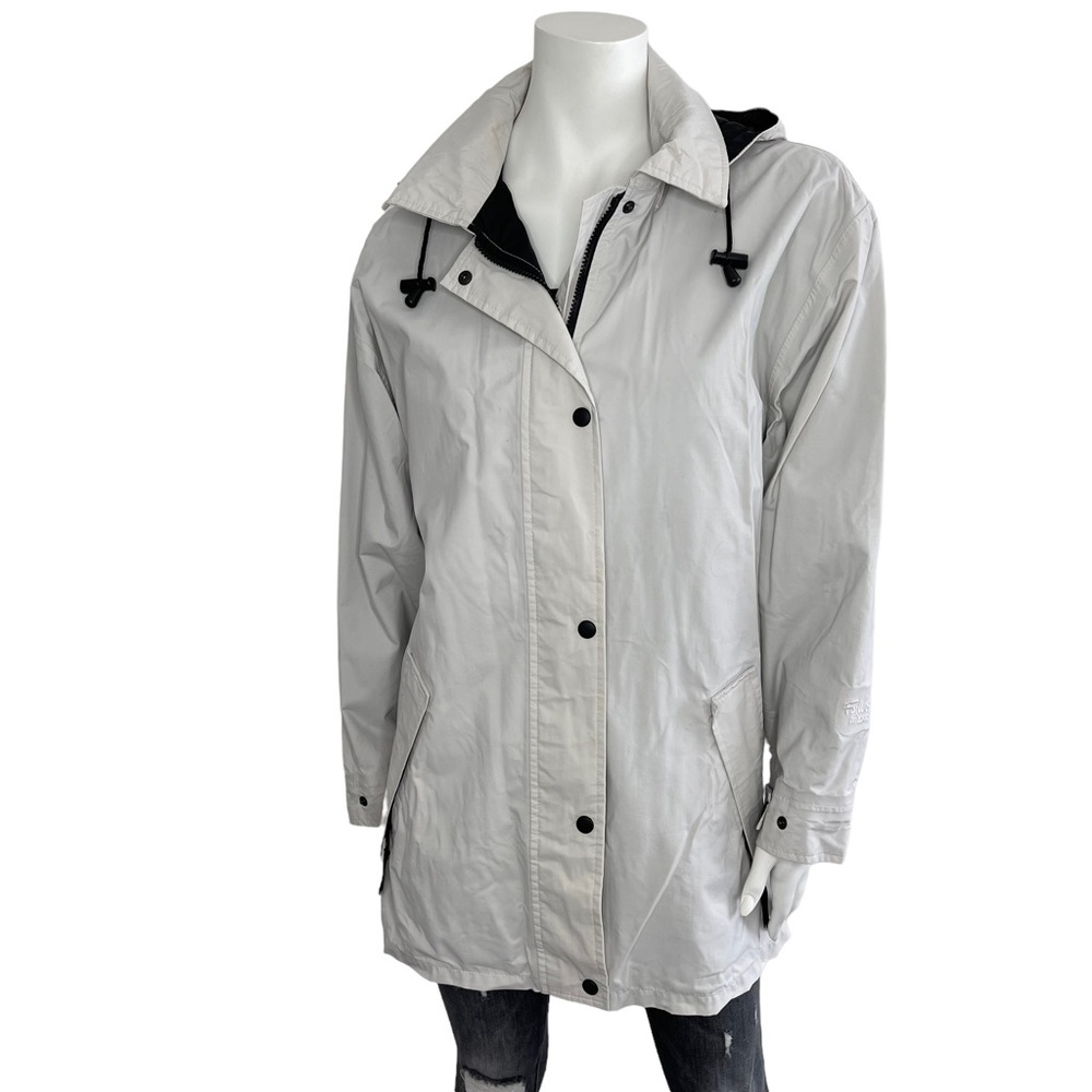 COPY - Vintage Far West Outdoor Hooded Spring Lightweight Jacket Neutral Coastal